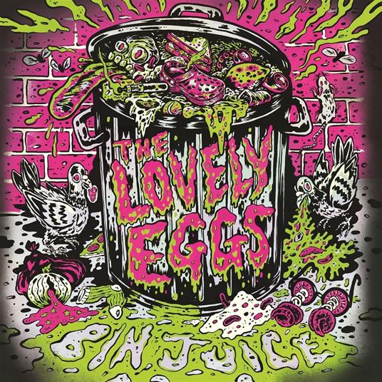 Bin Juice (Neon Toxic Slime Green Vinyl) - Vinile LP di Lovely Eggs
