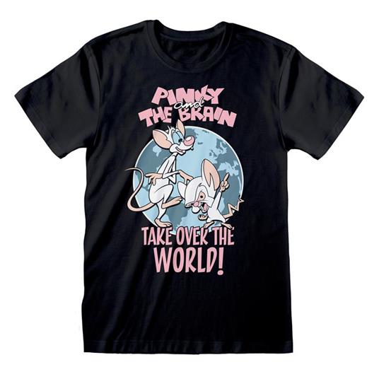 T-Shirt Unisex Tg. 2XL. Animaniacs: Take Over The World