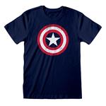 Marvel: Captain America Shield. T-Shirt Unisex Tg. S
