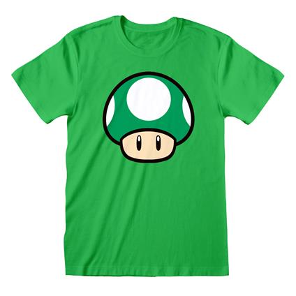 T-Shirt Unisex Tg. XL Nintendo: Super Mario. 1-Up Mushroom