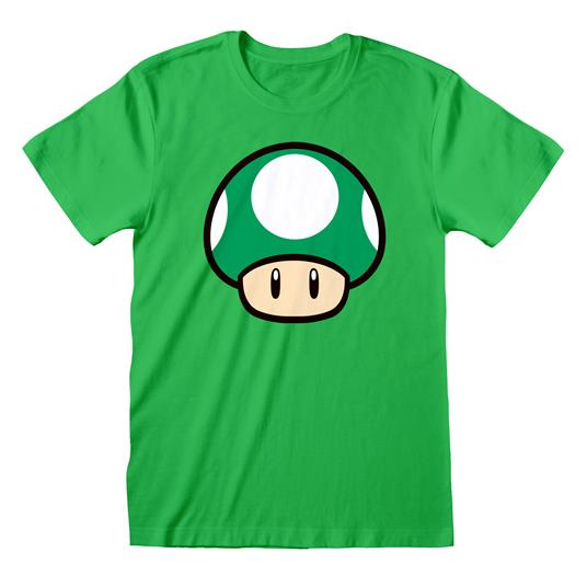 T-Shirt Unisex Tg. XL Nintendo: Super Mario. 1-Up Mushroom