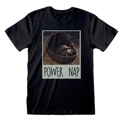 T-Shirt Unisex Tg. S. Star Wars: The Mandalorian Power Nap