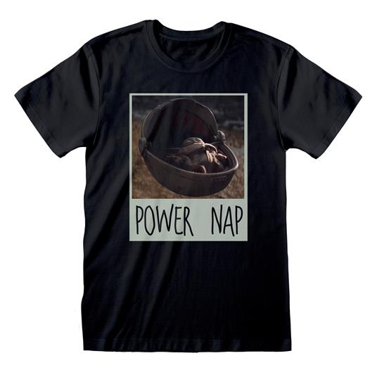 T-Shirt Unisex Tg. S. Star Wars: The Mandalorian Power Nap