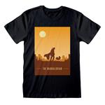 T-Shirt Unisex Tg. 2XL. Star Wars: The Mandalorian Retro Poster