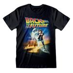 T-Shirt Unisex Tg. L. Back To The Future: Poster Black