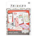 Friends Gadget Decal 4 fogli di adesivi rimovibili impermeabili per computer portatile, 15 x 21 x 0 cm