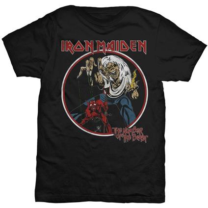 T-Shirt Iron Maiden Men's Tee: Number Of The Beast Vintage