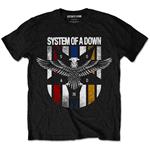 T-Shirt Unisex Tg. M System Of A Down. Eagle Colours Black