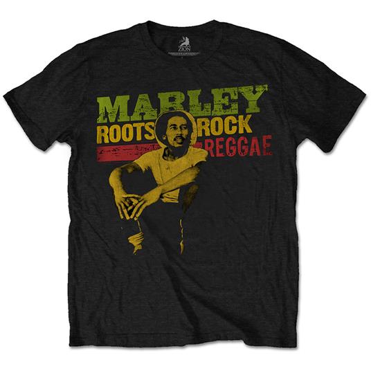 T-Shirt Unisex Tg. XL Bob Marley. Roots, Rock, Reggae