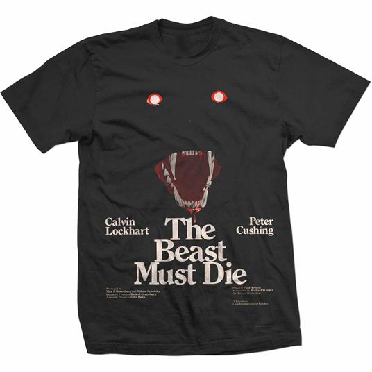 T-Shirt Unisex Tg. S Studiocanal. The Beast Must Die