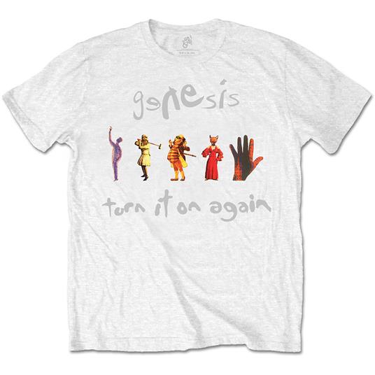 T-Shirt Unisex Tg. XL. Genesis: Turn It On Again