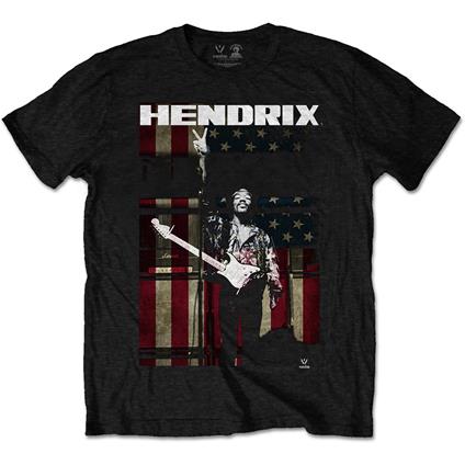 T-Shirt Unisex Jimi Hendrix. Peace Flag