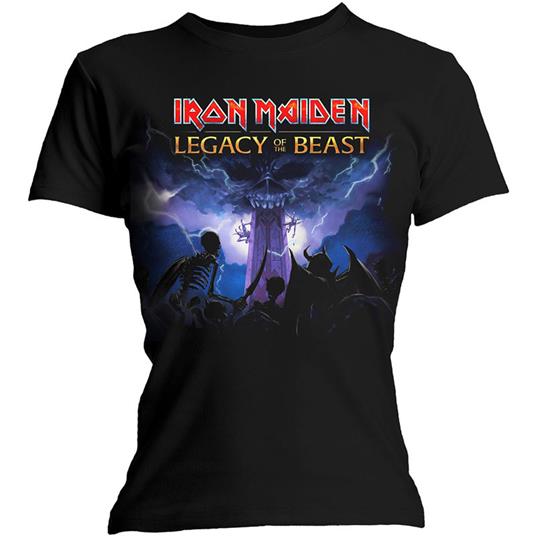 T-Shirt Donna Iron Maiden. Legacy Army