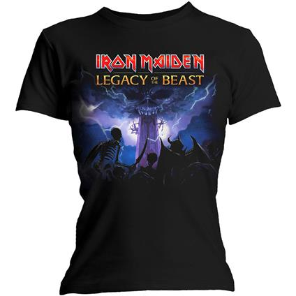 T-Shirt Donna Iron Maiden. Legacy Army