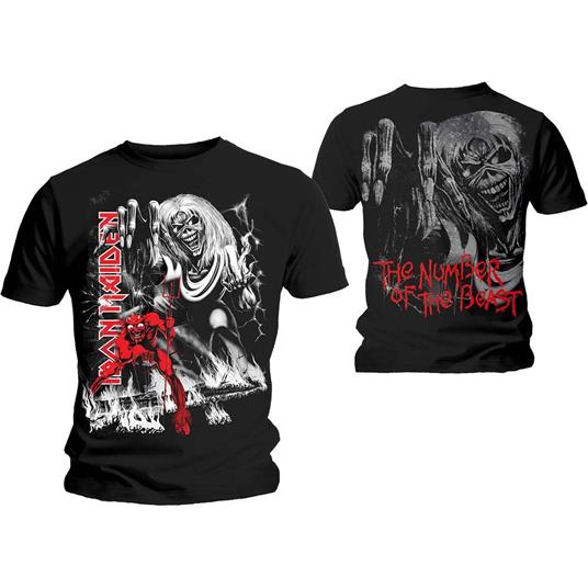 T-Shirt Unisex Iron Maiden. Number Of The Beast Jumbo