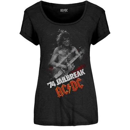 T-Shirt Donna AC/DC. Jailbreak Black