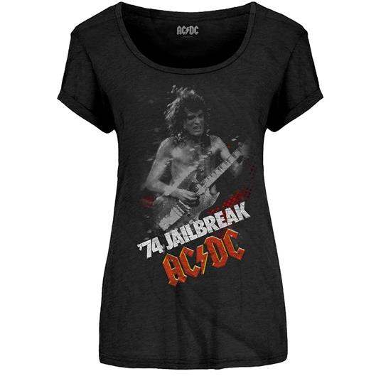 T-Shirt Donna AC/DC. Jailbreak Black