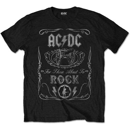 T-Shirt Unisex AC/DC. Canon Swig Vintage Black