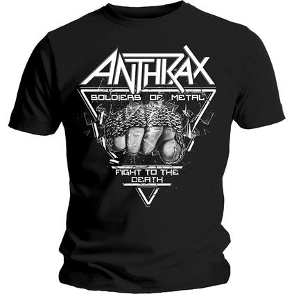 T-Shirt unisex Anthrax. Soldier Of Metal Ftd
