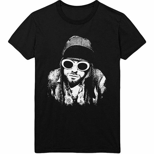 T-Shirt Unisex Tg. L Kurt Cobain: One Colour