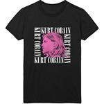 T-Shirt Unisex Tg. M Kurt Cobain: Head Shot Frame
