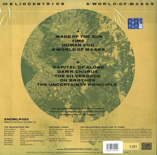 A World of Masks (180 gr. Limited Edition Gatefold Sleeve) - Vinile LP di Heliocentrics - 2