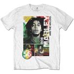 T-Shirt Unisex Tg. L Bob Marley. 56 Hope Road Rasta