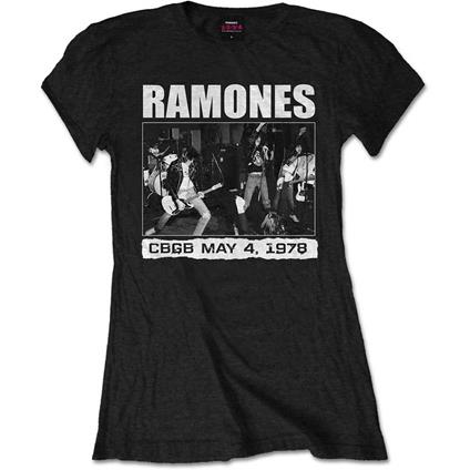 T-Shirt Donna Tg. L Ramones. Cbgb 1978
