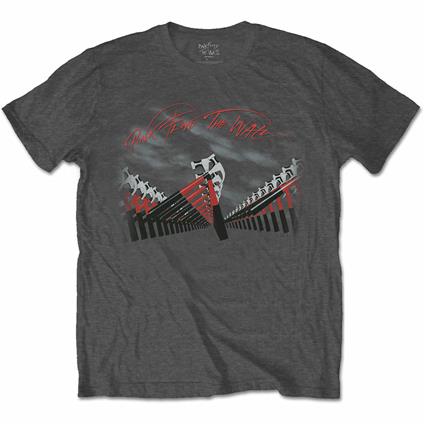 T-Shirt Unisex Tg. M Pink Floyd. The Wall Marching Hammers