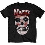 T-Shirt Unisex Tg. M Misfits. Blood Drip Skull