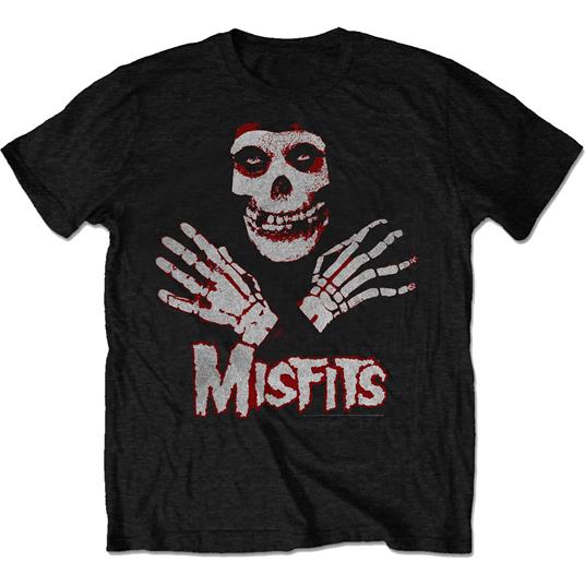 T-Shirt Unisex Tg. L Misfits. Hands