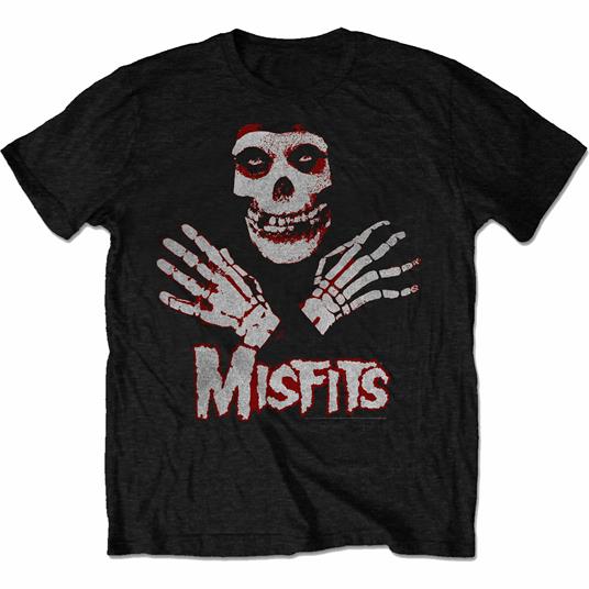 T-Shirt Unisex Tg. XL Misfits. Hands