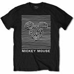 T-Shirt Unisex Tg. M Disney Mickey Mouse Unknown Pleasures