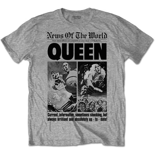 T-Shirt Unisex Tg. XL Queen. News Of The World 40Th Front Page