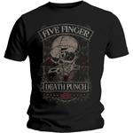 T-Shirt Unisex Tg. M Five Finger Death Punch. Wicked