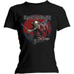 T-Shirt Donna Tg. L Iron Maiden. Trooper Red Sky