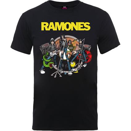 T-Shirt Unisex Tg. 2XL Ramones. Road To Ruin