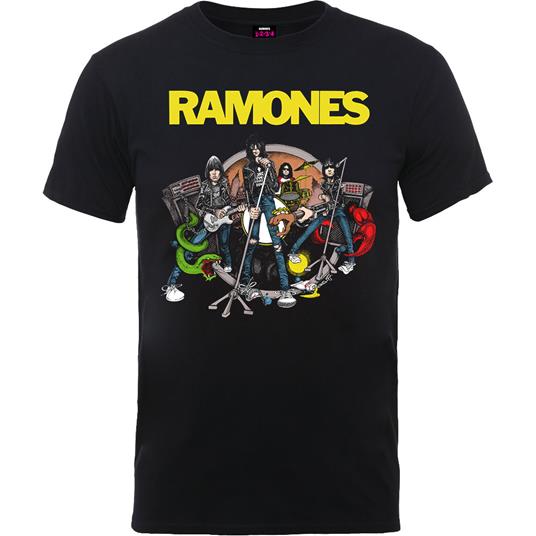 T-Shirt Unisex Tg. 2XL Ramones. Road To Ruin