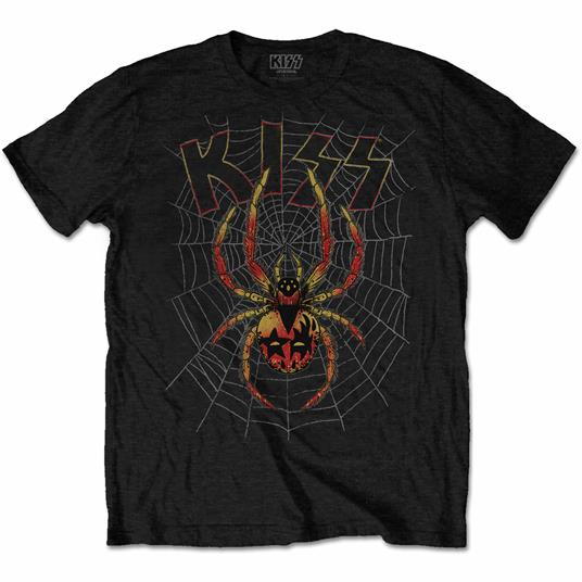 T-Shirt Unisex Tg. L Kiss. Spider