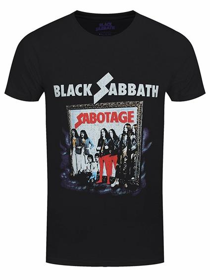 T-Shirt Unisex Tg. M Black Sabbath. Sabotage Vintage