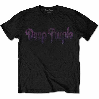 Medium Deep Purple Men'S Tee: Vintage Logo