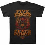 T-Shirt Unisex Five Finger Death Punch. Wanted. Taglia L