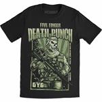 T-Shirt Unisex Five Finger Death Punch. War Soldier. Taglia XL