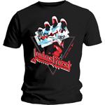 T-Shirt Unisex Judas Priest. British Steel Hand Triangle. Taglia L