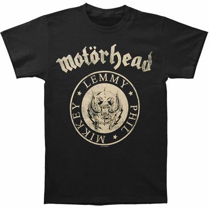 T-Shirt Unisex Motorhead. Undercover Seal Newsprint. Taglia M