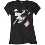 T-Shirt Donna David Bowie. X Smoke Red Lady. Taglia M
