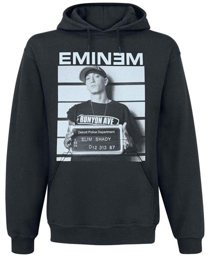 Felpa Con Cappuccio Unisex Taglia M. Eminem, Arrest