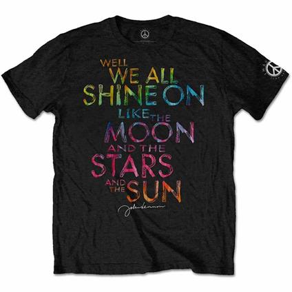 T-Shirt Unisex Tg. XL. John Lennon: Shine On