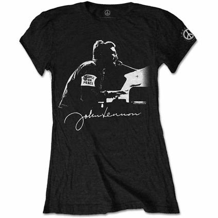 T-Shirt Donna Tg. S. John Lennon: People For Peace