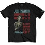 T-Shirt Unisex Tg. XL. John Lennon: Live In Nyc